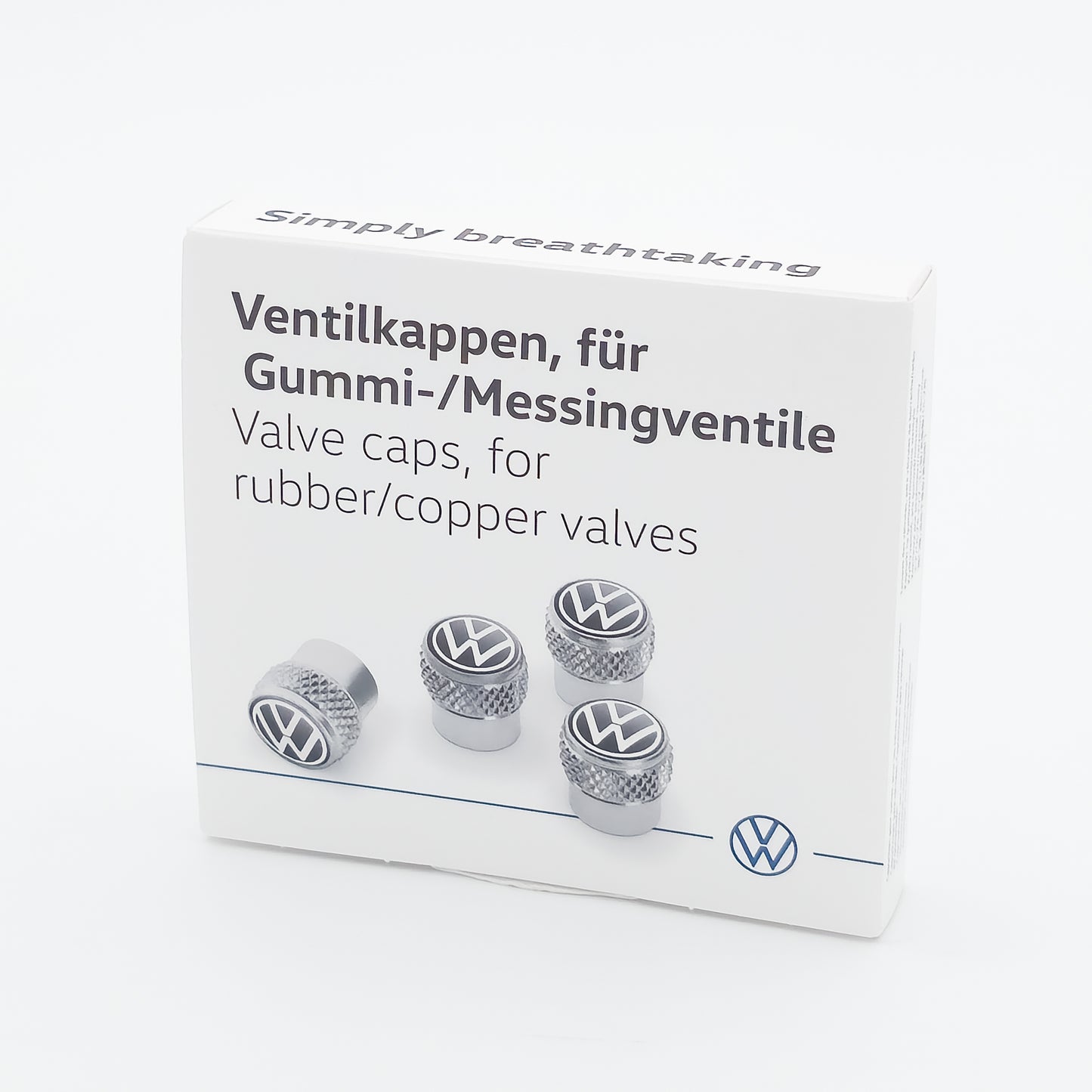 VW Ventilkappen 000071215D New Volkswagen für Gummiventile und Messingventile