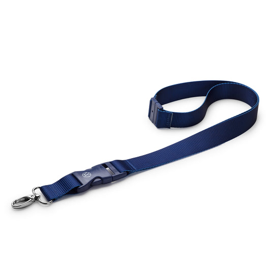 VW Lanyard, Schlüsselband mit Volkswagen Logo, blau, 000087610AH530